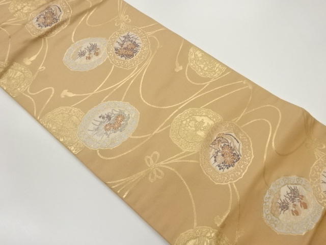 JAPANESE NAGOYA OBI / WOVEN MIRRORS